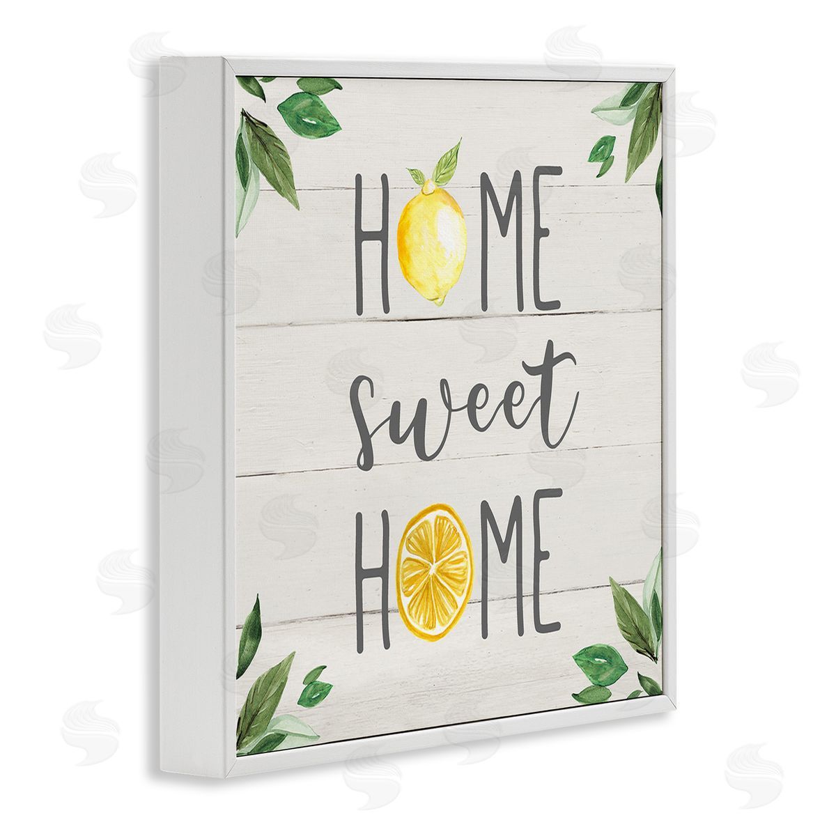 Carol Robinson Sweet Home with Lemons White Framed Giclee Wall Art Print