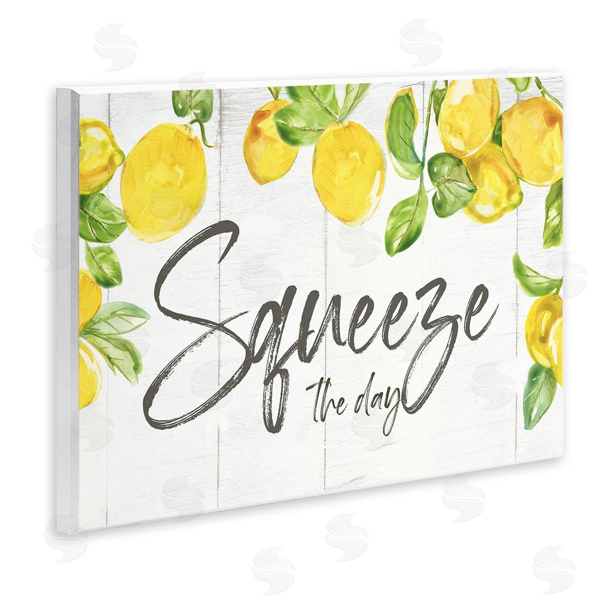 Nan Squeeze The Day Rustic Wooden Wall Plaque Art Print