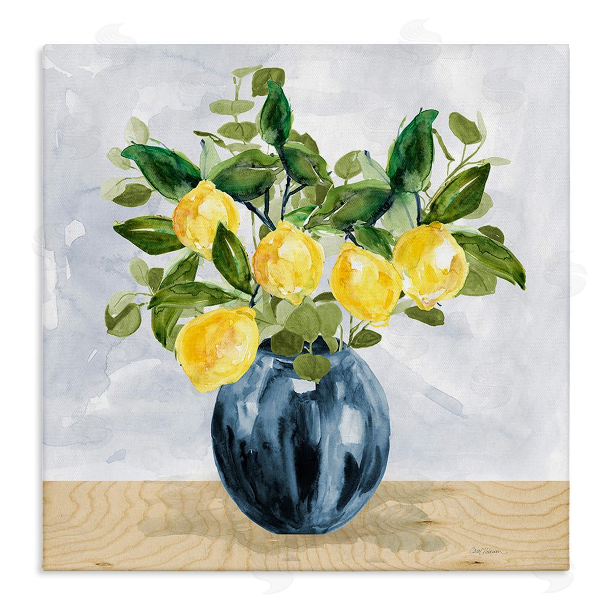 Carol Robinson Lemon Tree Bouquet Canvas Wall Art Print