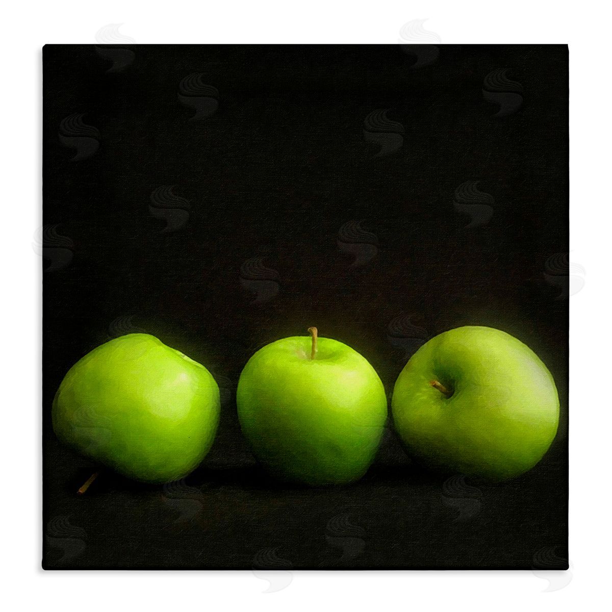 Graffitee Studios Apple Trio Still Life Canvas Wall Art Print