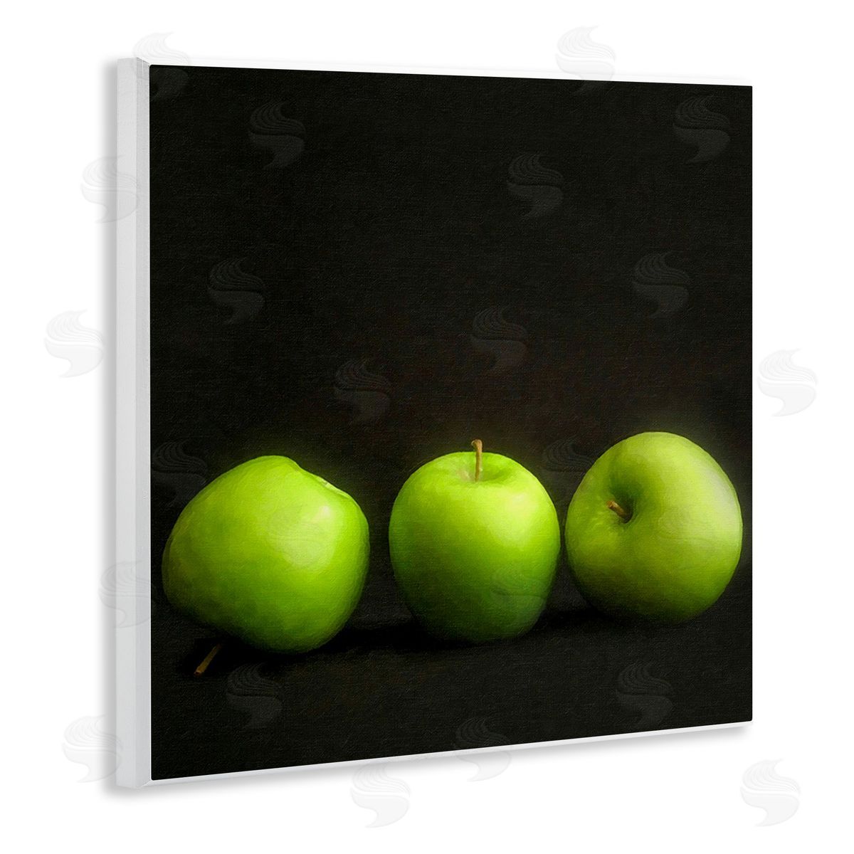 Graffitee Studios Apple Trio Still Life Wooden Wall Plaque Art Print