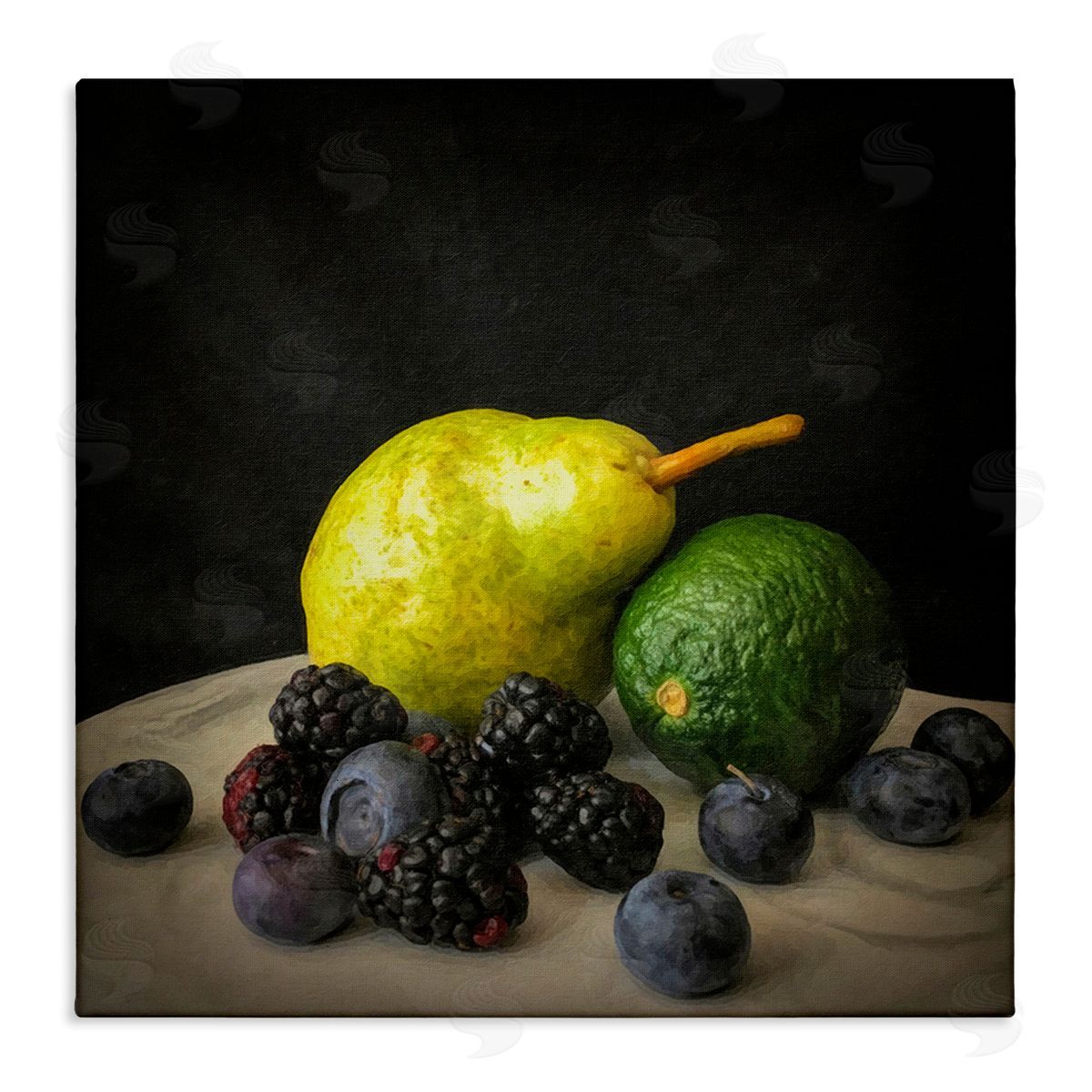 Graffitee Studios Fruit & Berries Still Life Canvas Wall Art Print