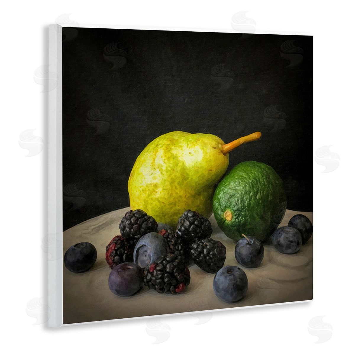 Graffitee Studios Fruit & Berries Still Life Wooden Wall Plaque Art Print
