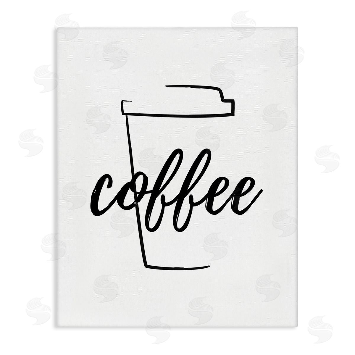 Martina Pavlova Minimal Coffee Cup Canvas Wall Art Print