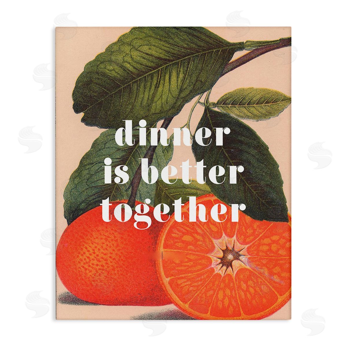 Stupell Studio Dinner Better Together Canvas Wall Art Print