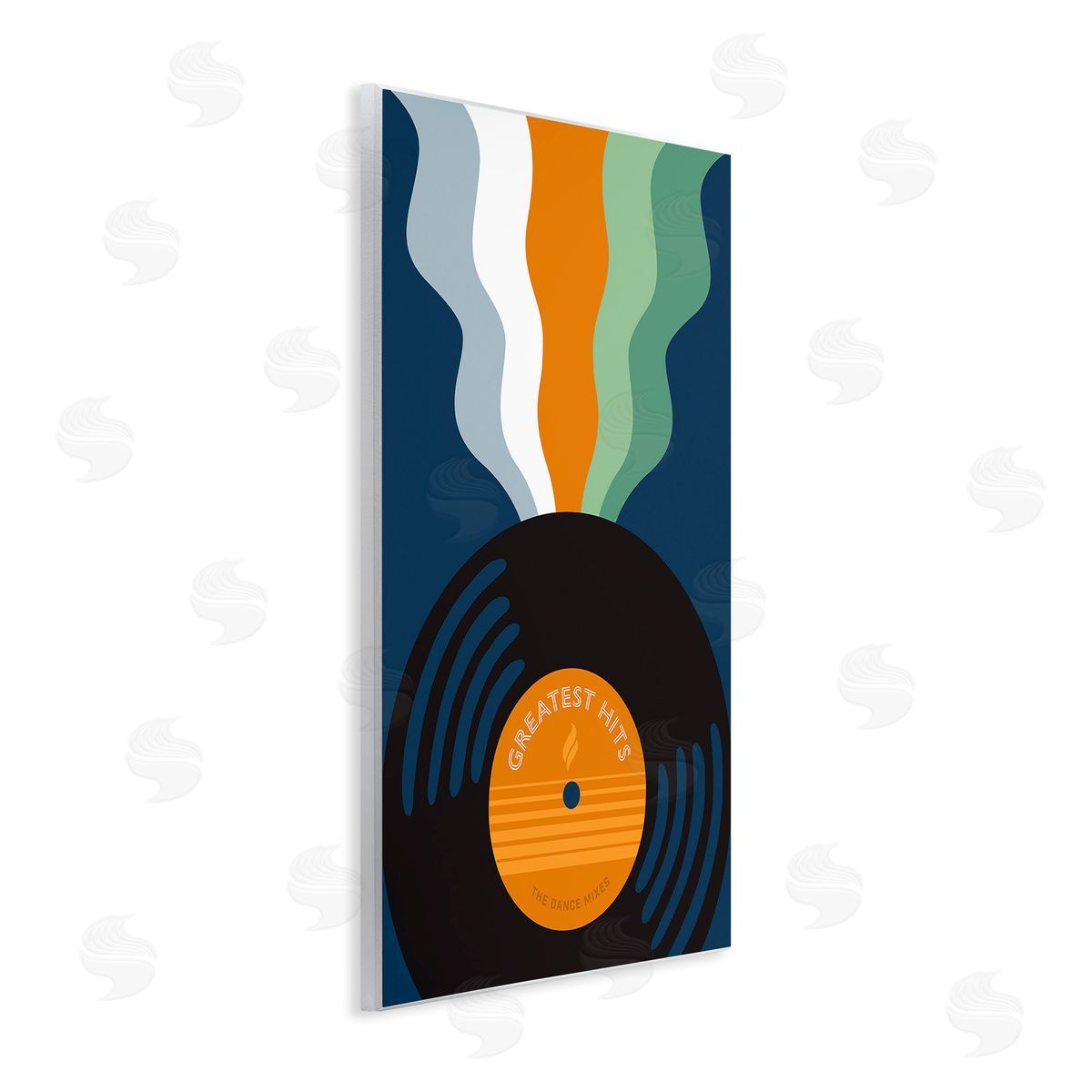 Laura Marr Groovy Vinyl Record Wooden Wall Plaque Art Print