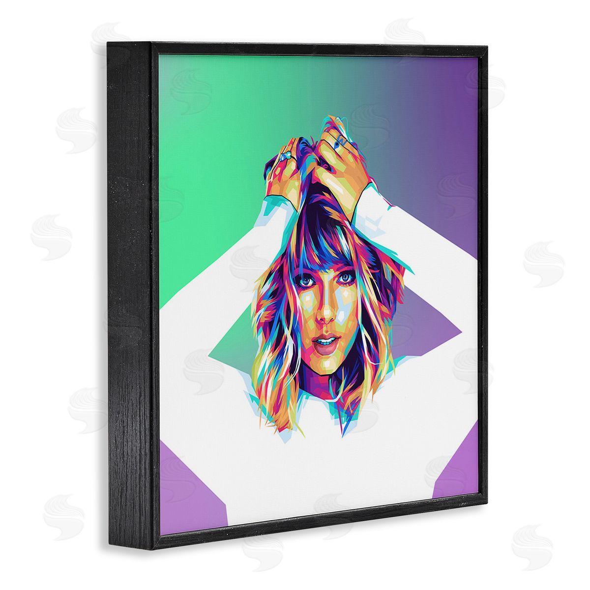 Birch & Ink Pop Musician Woman Black Framed Giclee Wall Art Print