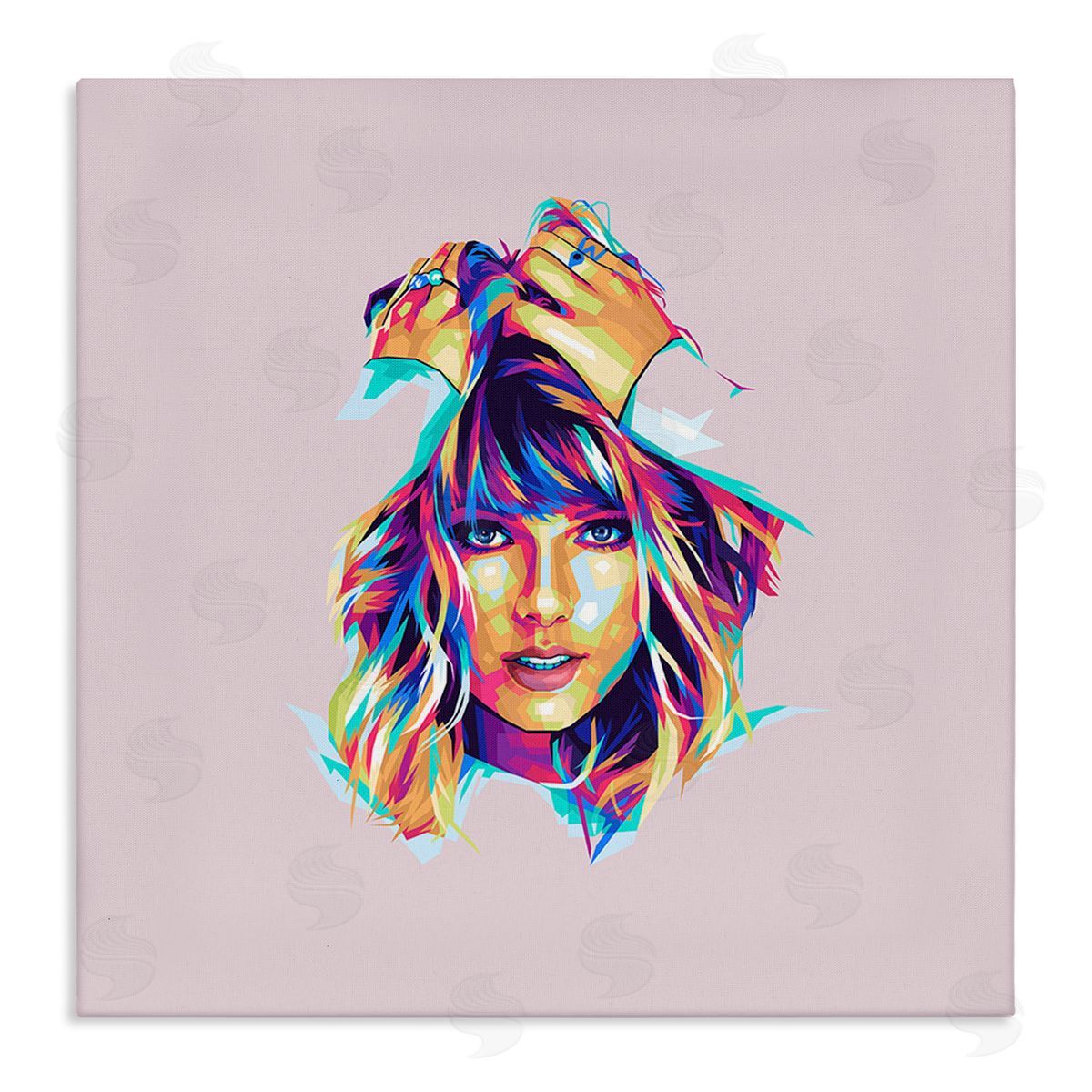 Birch & Ink Abstract Pop Star Canvas Wall Art Print