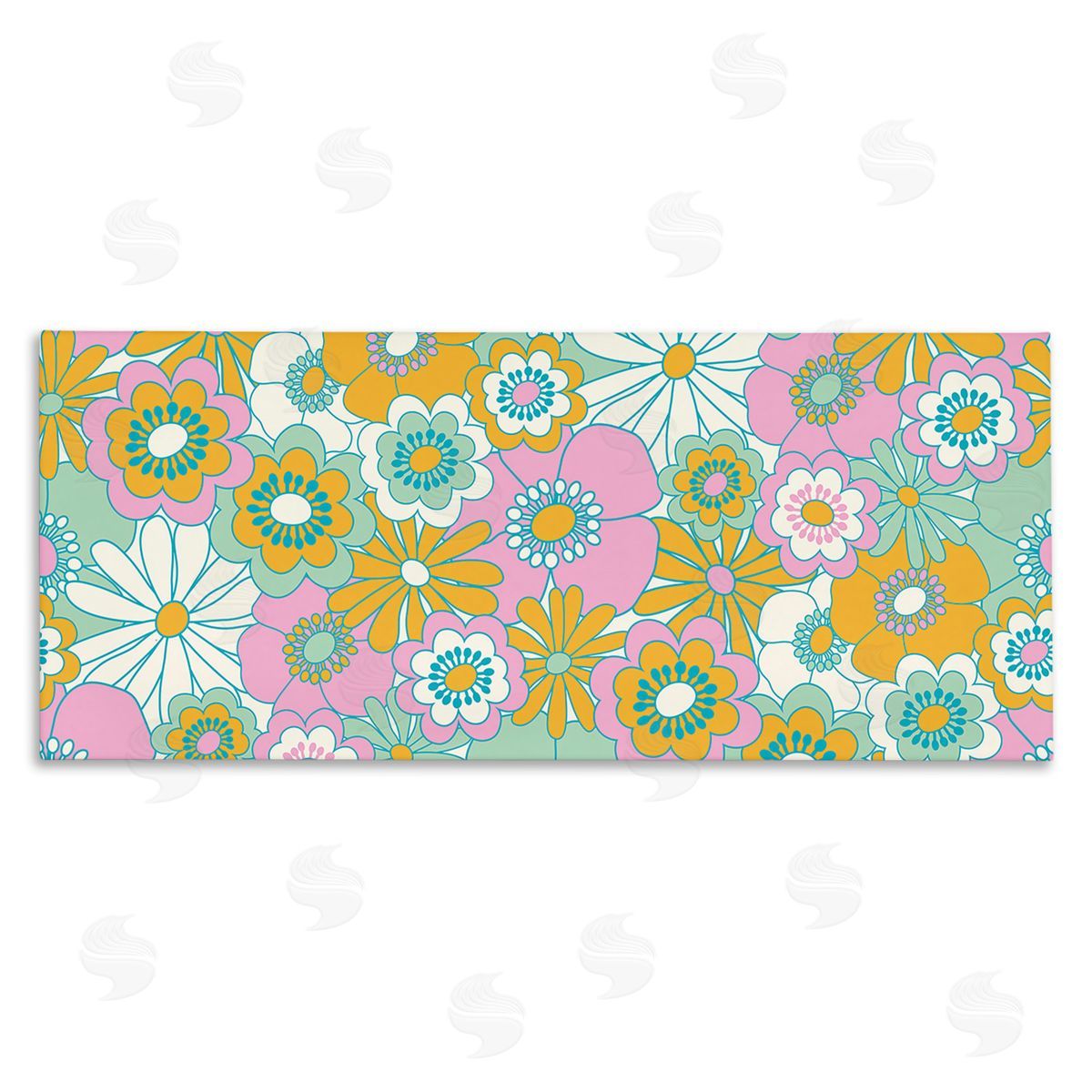 Carrie Cantwell Retro Flower Pattern