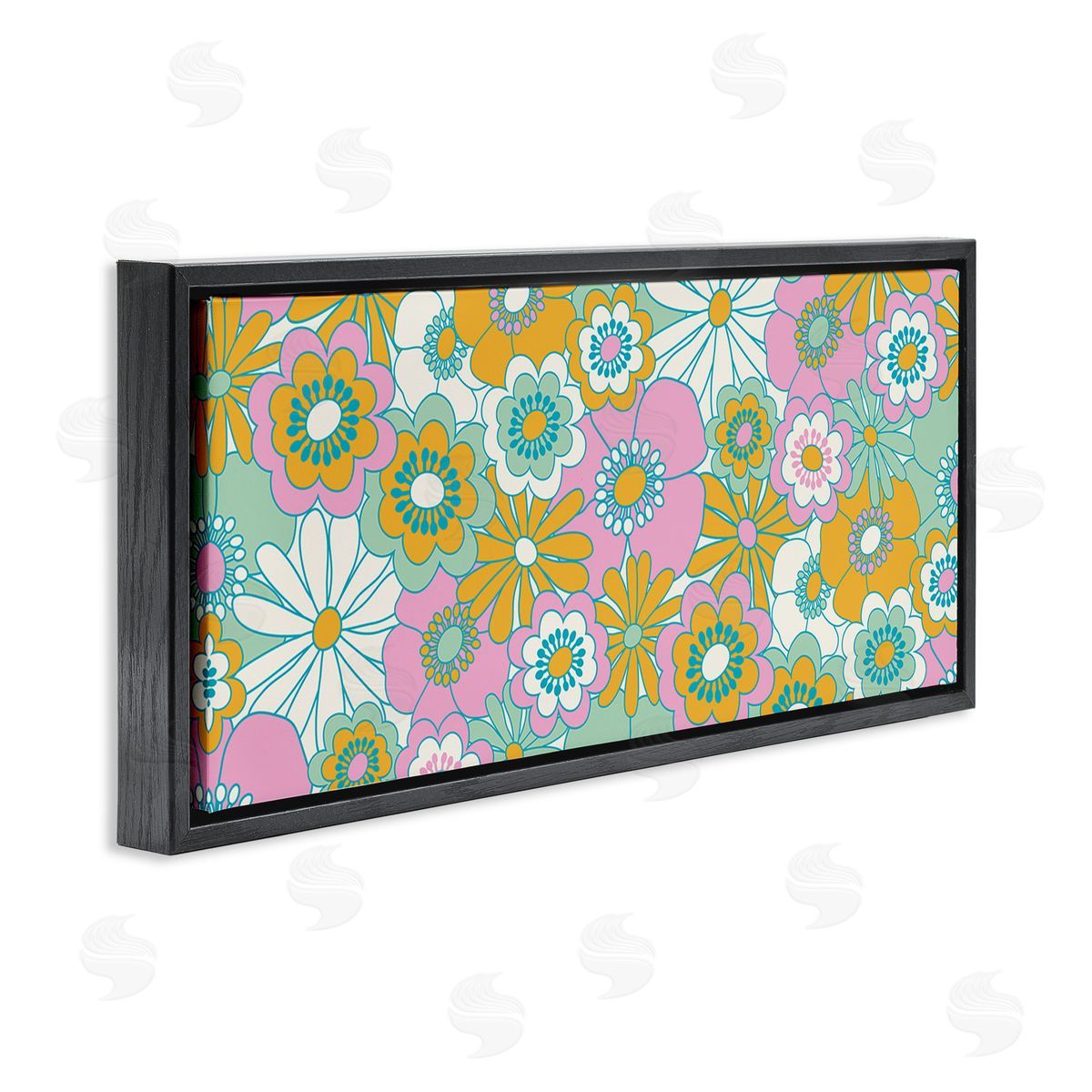 Carrie Cantwell Retro Flower Pattern