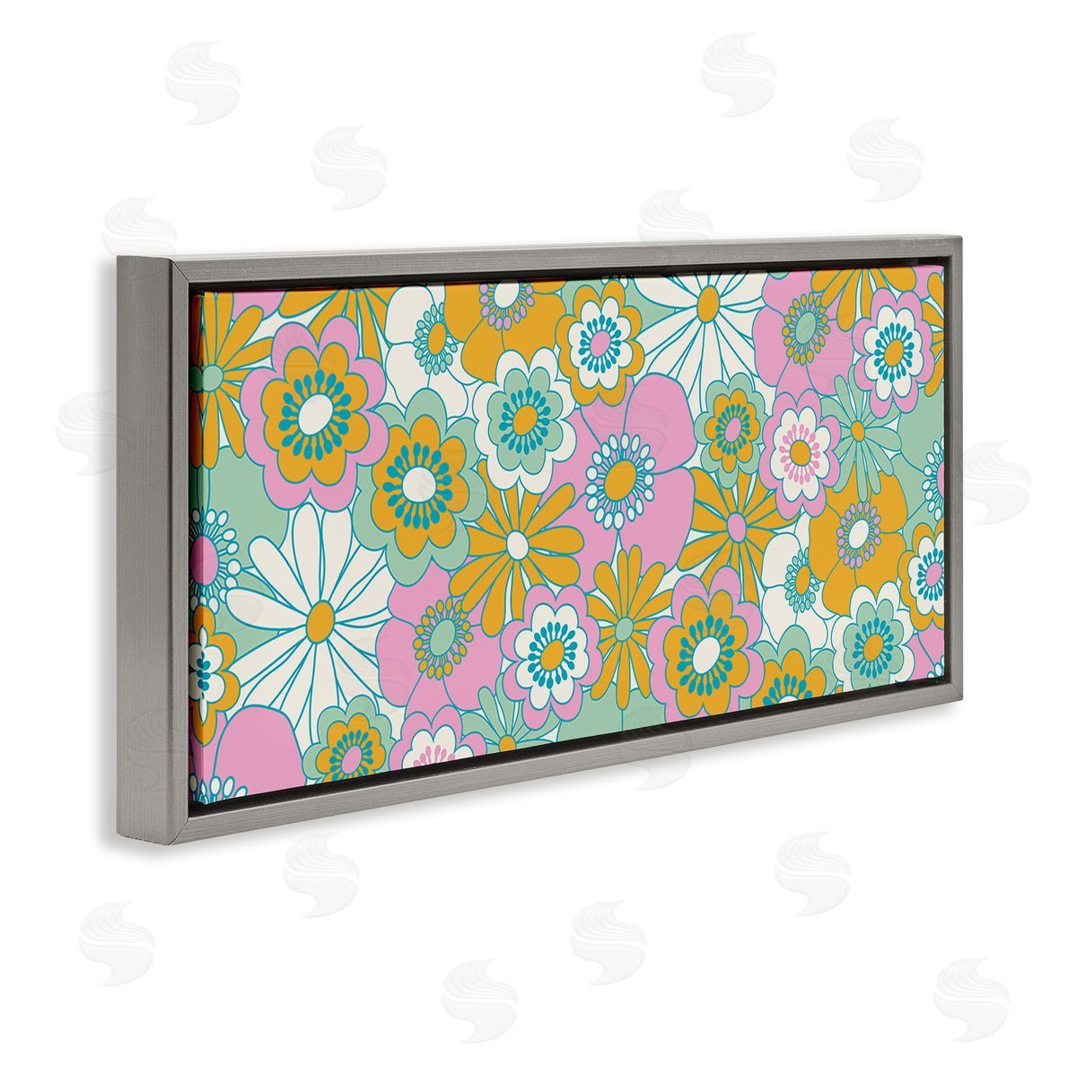 Carrie Cantwell Retro Flower Pattern