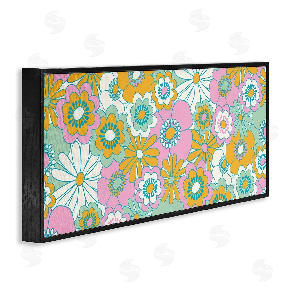 Carrie Cantwell Retro Flower Pattern