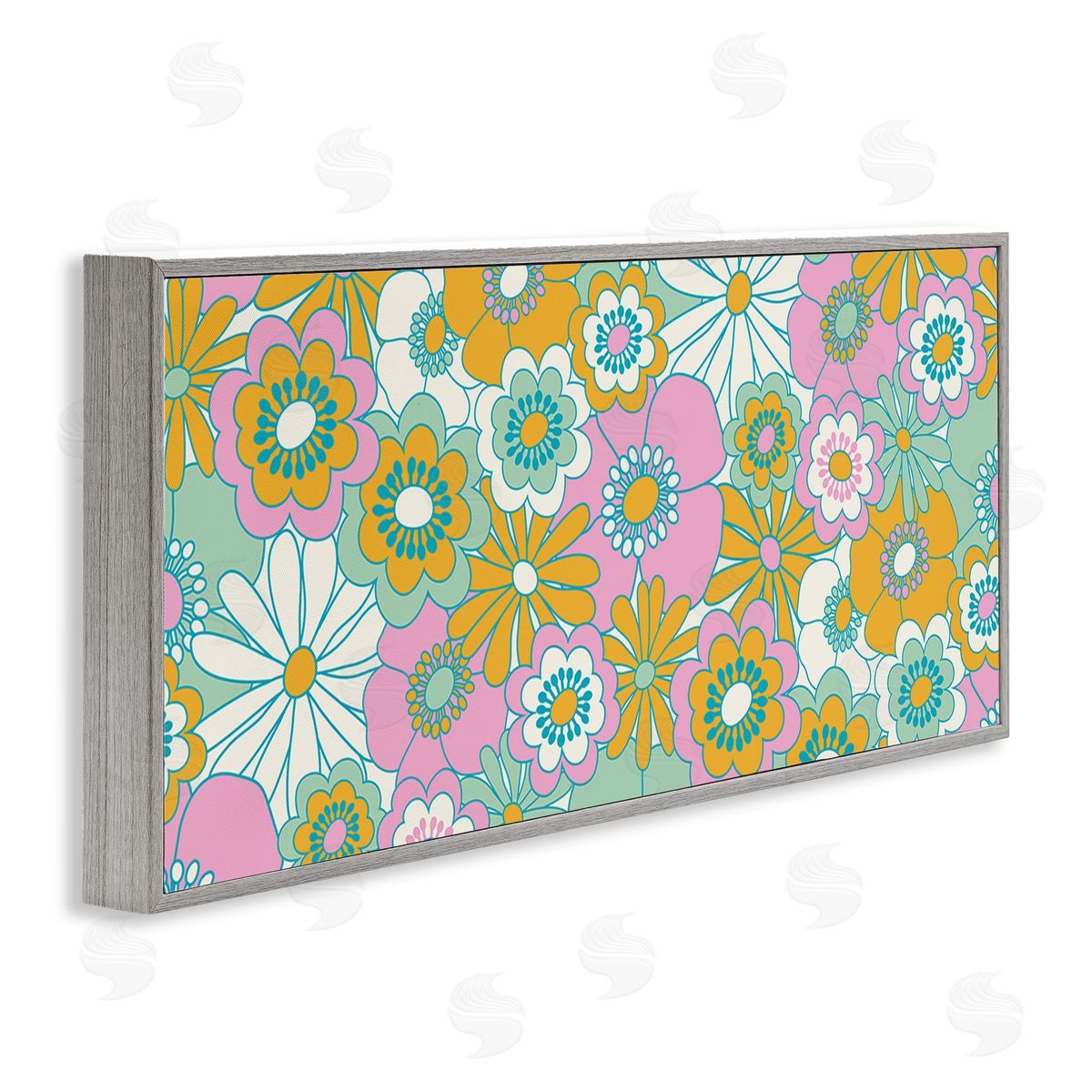 Carrie Cantwell Retro Flower Pattern