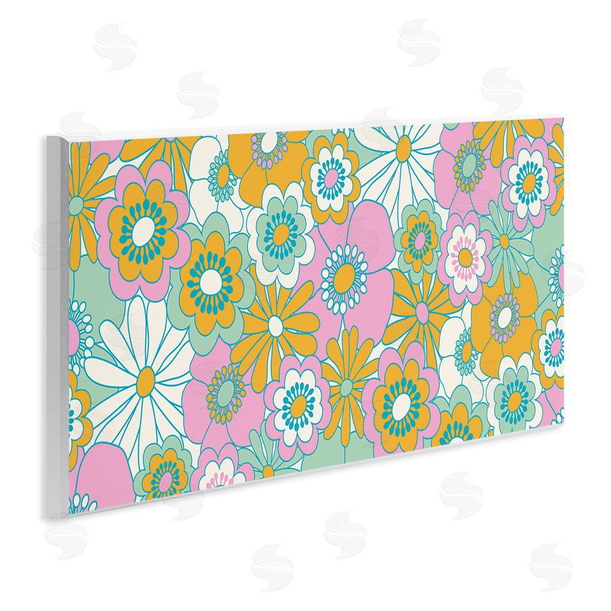 Carrie Cantwell Retro Flower Pattern