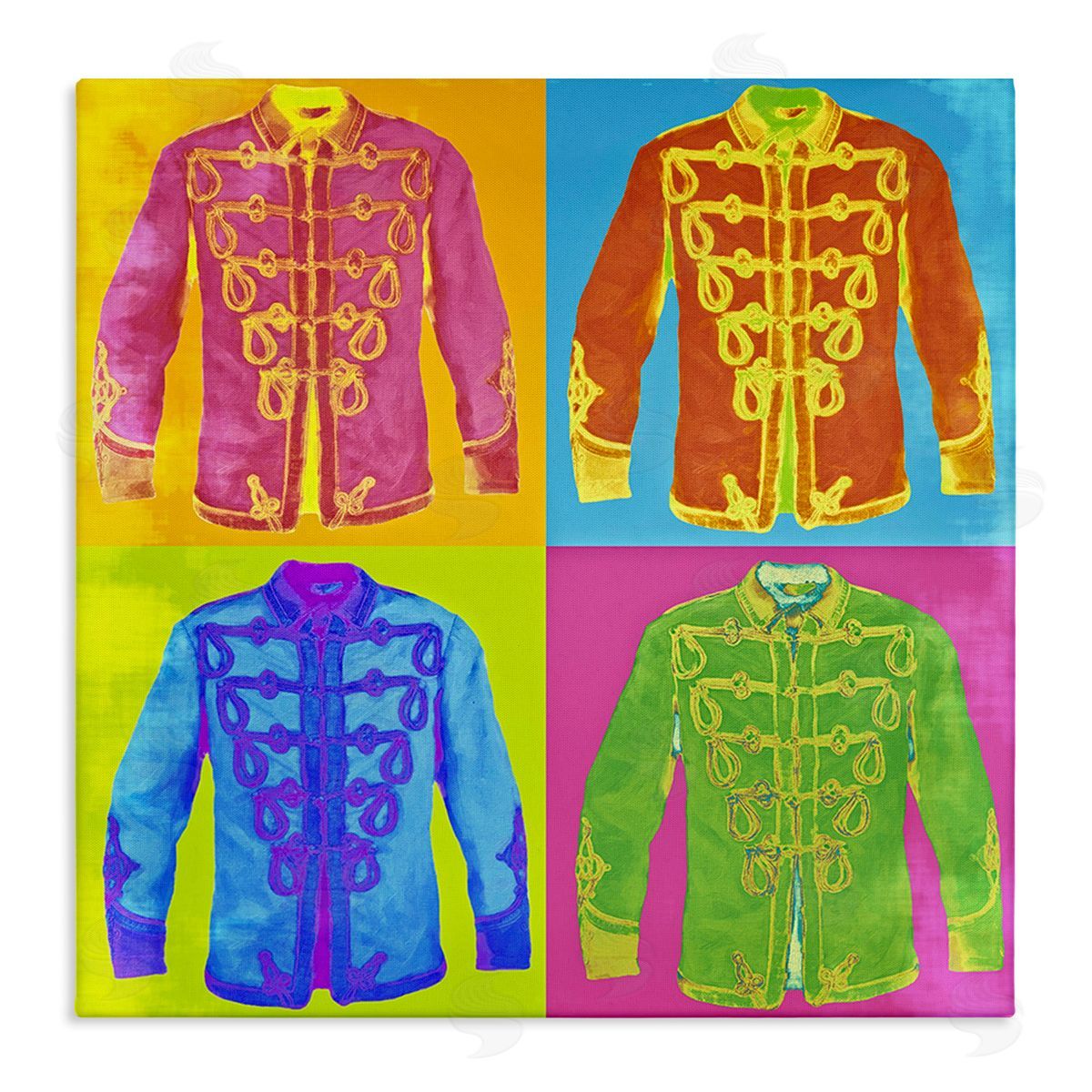 Graffitee Studios Modern Hue Jackets Canvas Wall Art Print