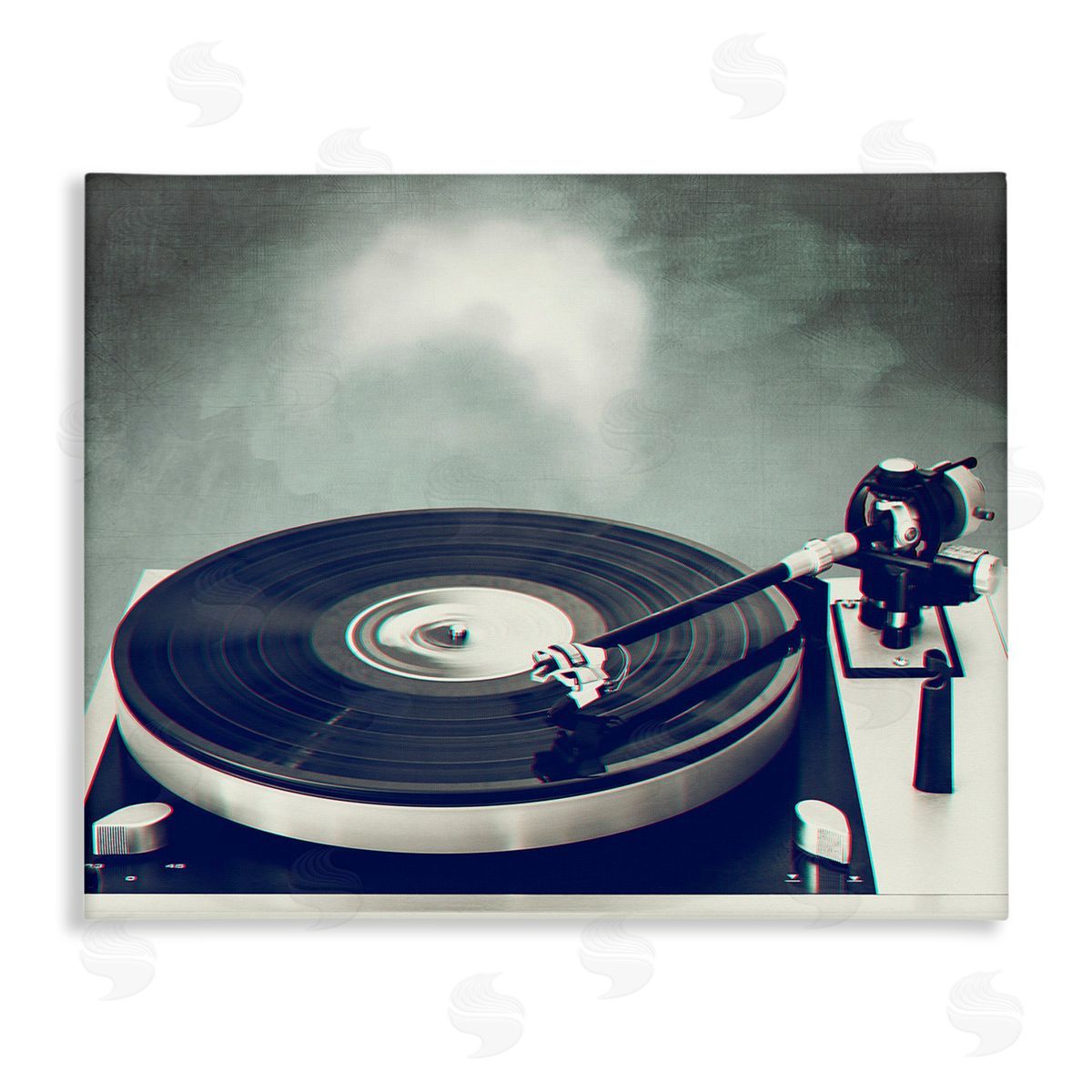 Dirk Wustenhagen Vintage Record Turntable Canvas Wall Art Print