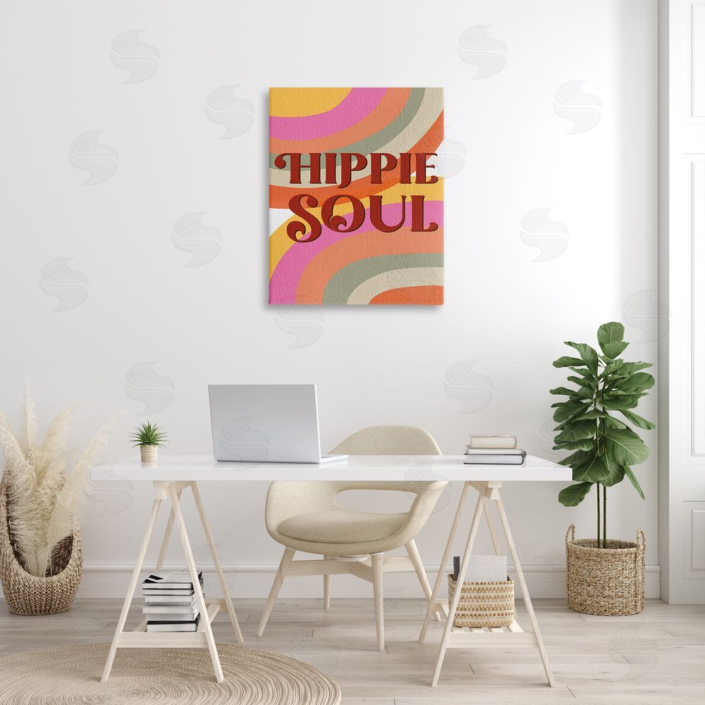 Regina Moore Hippie Soul Patterned Canvas Wall Art Print in Room