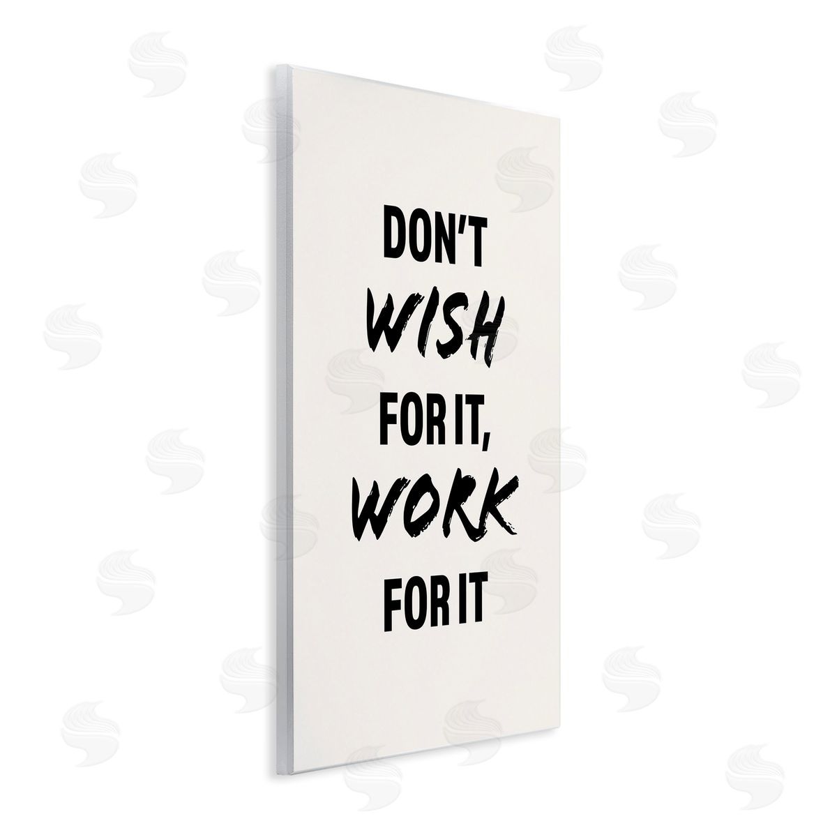 Victoria Barnes Work For It Motivational Wooden Wall Plaque Art Print
