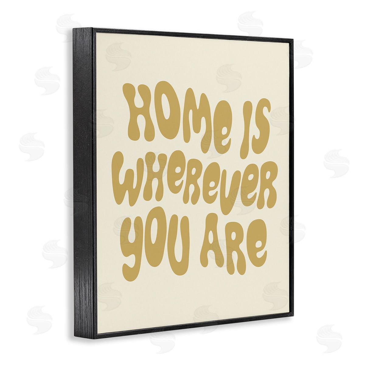 Victoria Barnes Groovy Wherever You Are Black Framed Giclee Wall Art Print