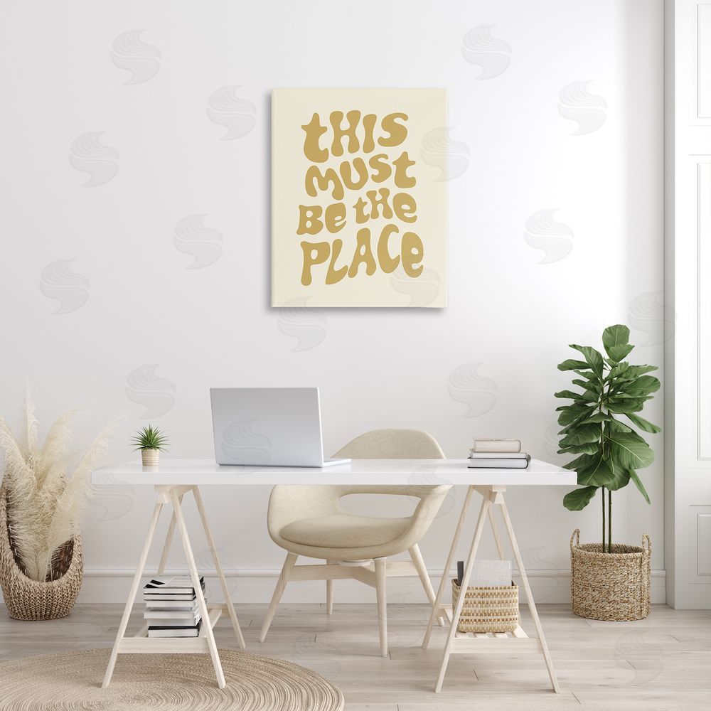 Victoria Barnes Must Be The Place Canvas Wall Art Print in Room