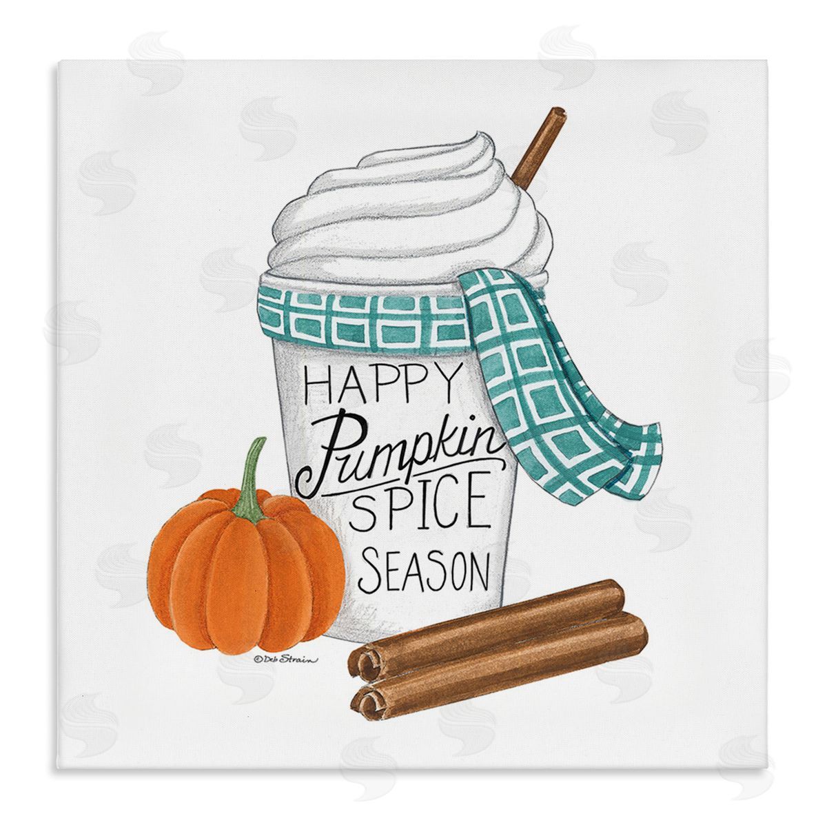 Deb Strain Pumpkin Spice Season Canvas Wall Art Print