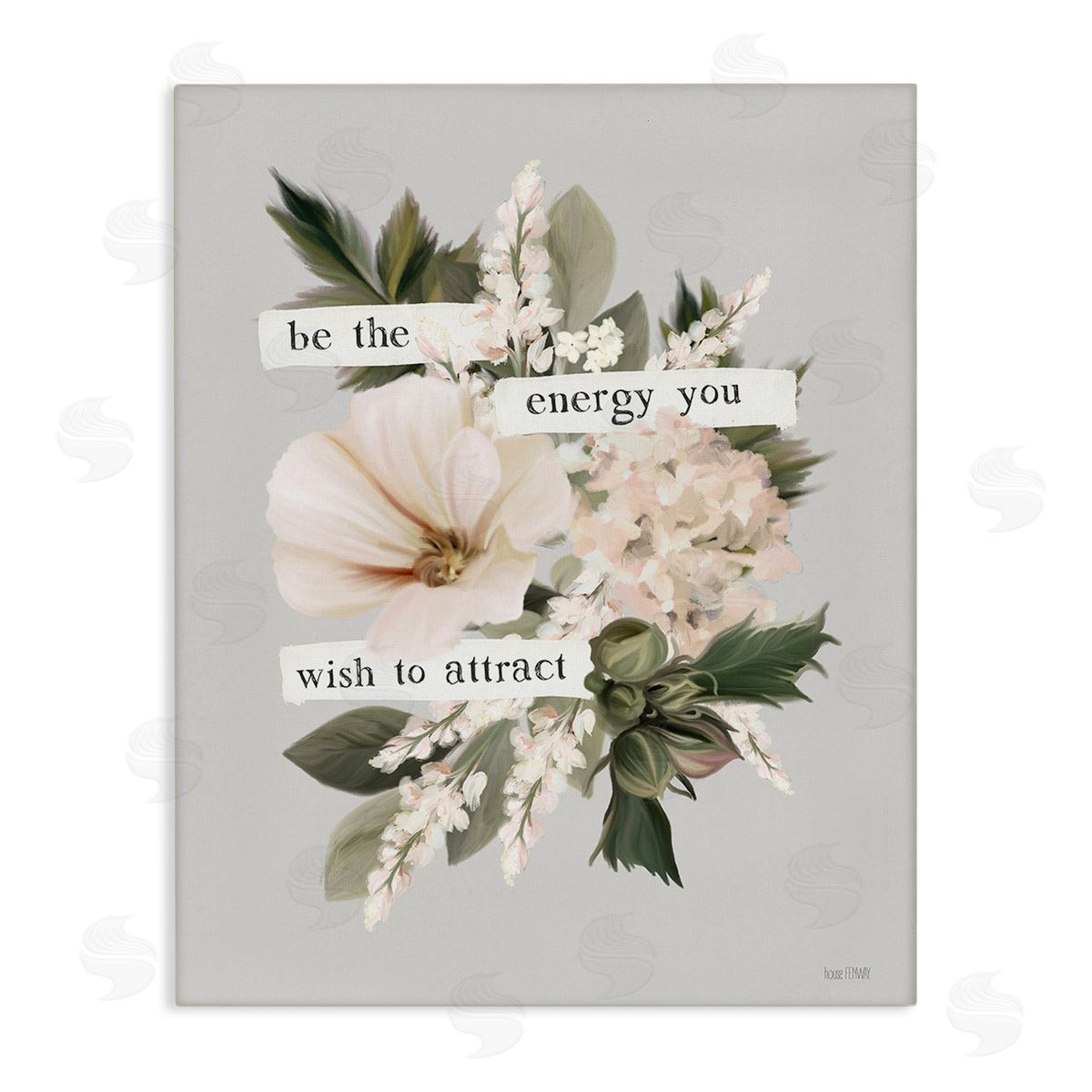 House Fenway Inspirational Be The Energy Canvas Wall Art Print