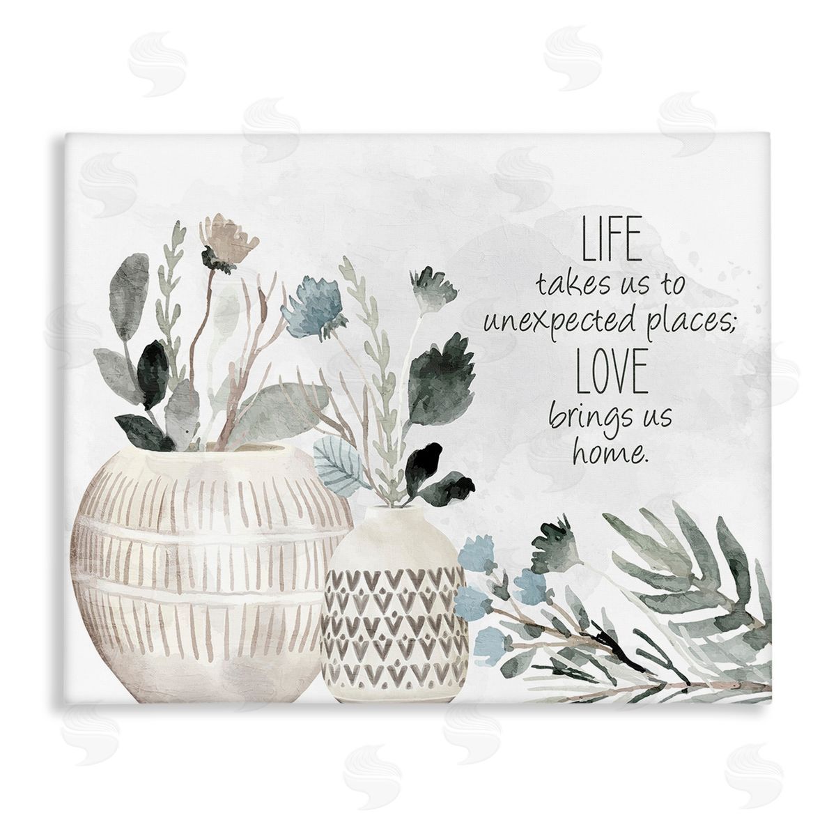 Kim Allen Love Brings Us Home Canvas Wall Art Print