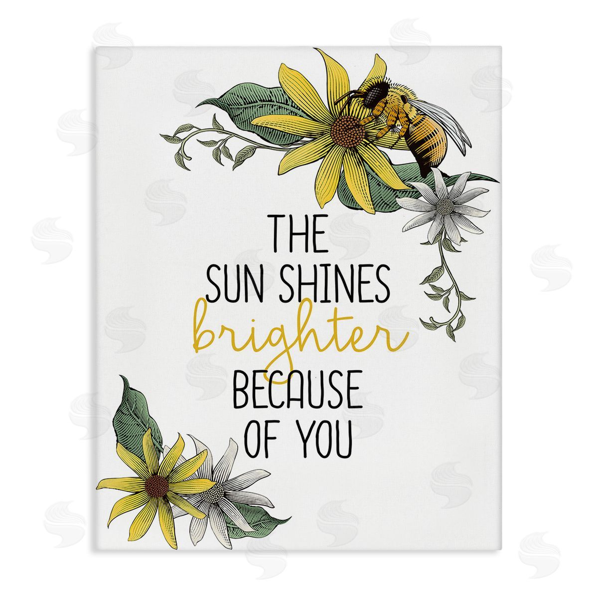 Kim Allen Sun Shines Brighter Canvas Wall Art Print