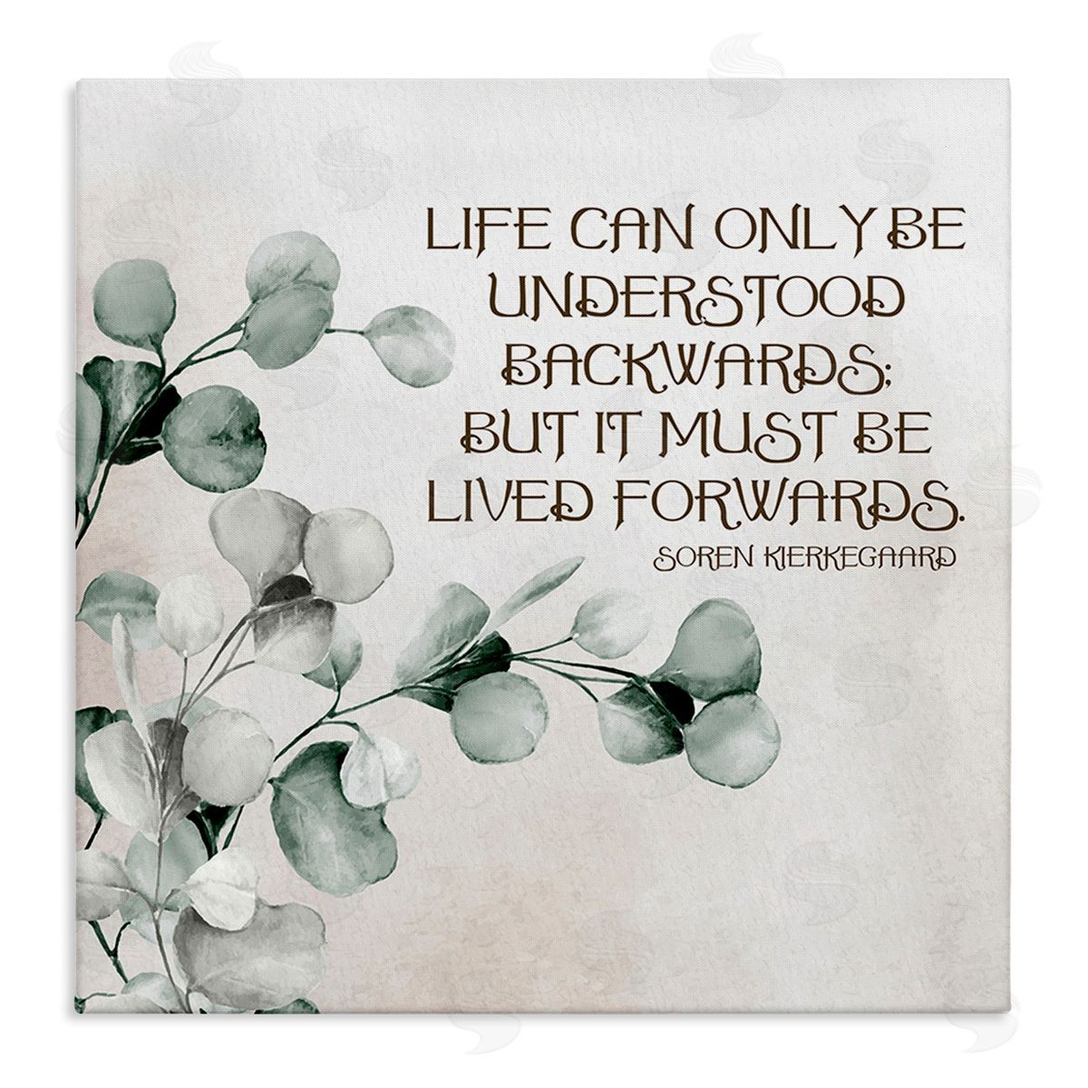 Kim Allen Soren Kierkegaard Quote Canvas Wall Art Print