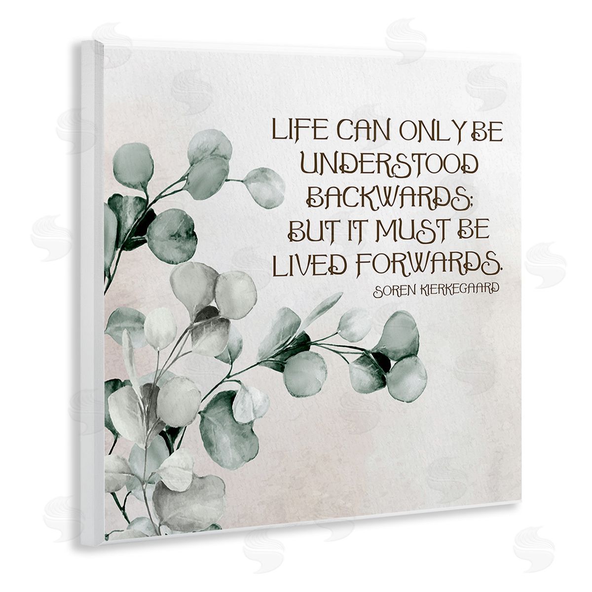 Kim Allen Soren Kierkegaard Quote Wooden Wall Plaque Art Print