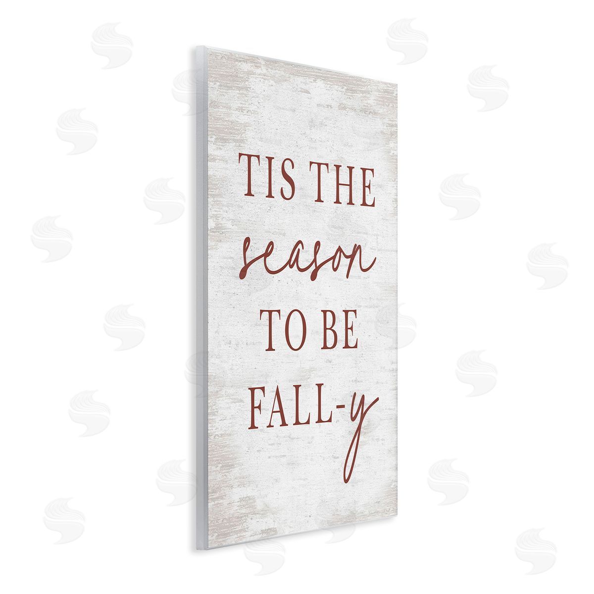 Lettered and Lined Rustic Seasonal Fall Wooden Wall Plaque Art Print