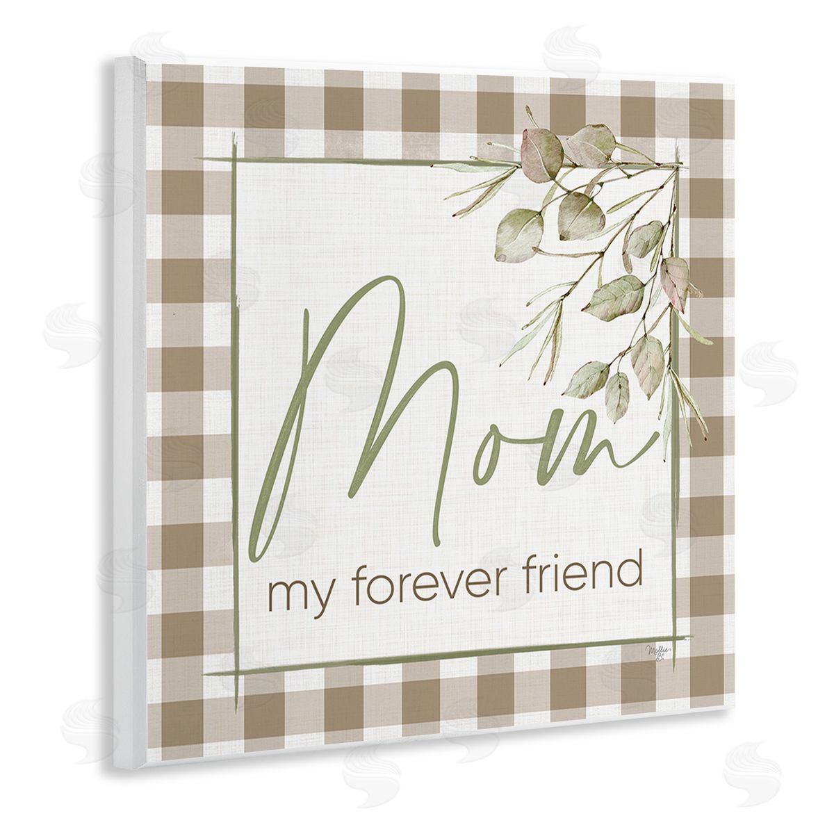Mollie B. Mom My Forever Friend Wooden Wall Plaque Art Print