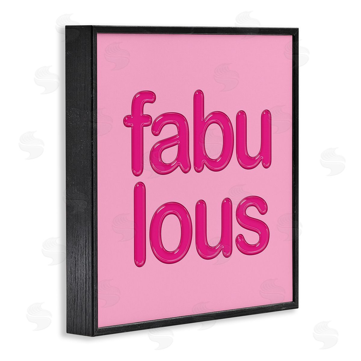 Martina Pavlova Bold Pink Fabulous Black Framed Giclee Wall Art Print