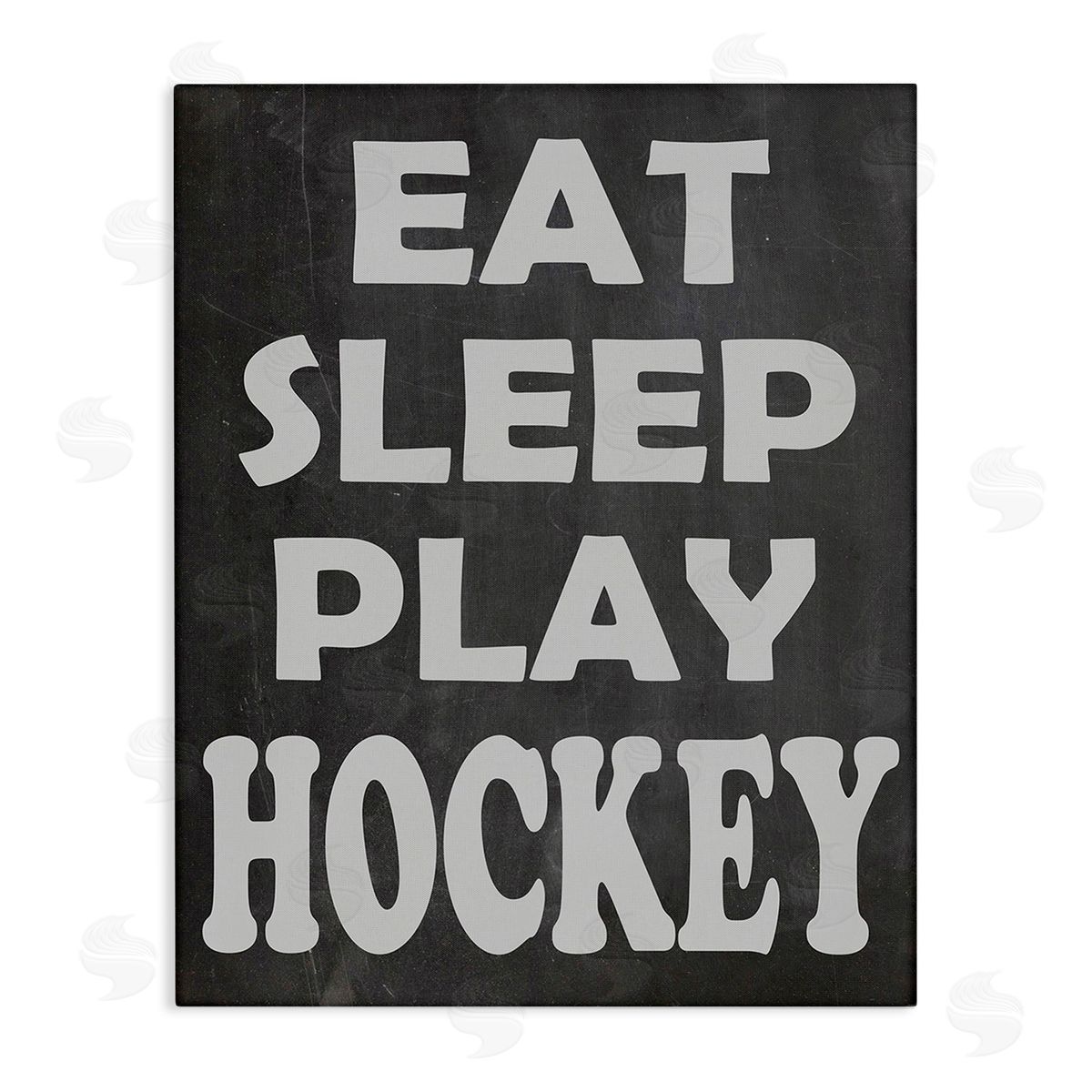 Olivia Jean Eat Sleep Play Hockey Canvas Wall Art Print