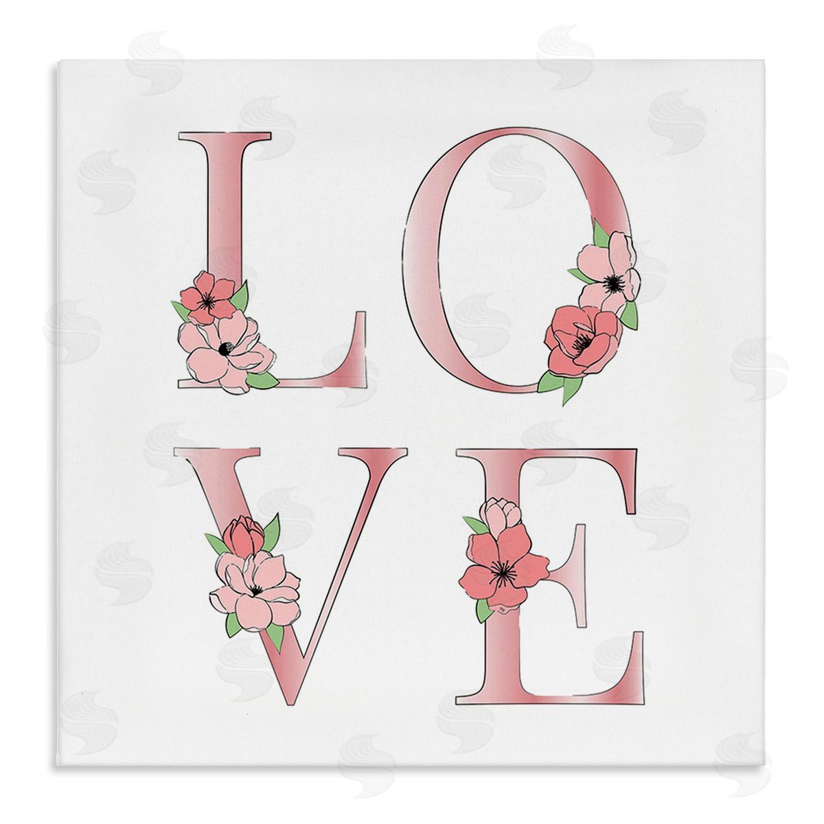 Martina Pavlova Love With Floral Blooms Canvas Wall Art Print