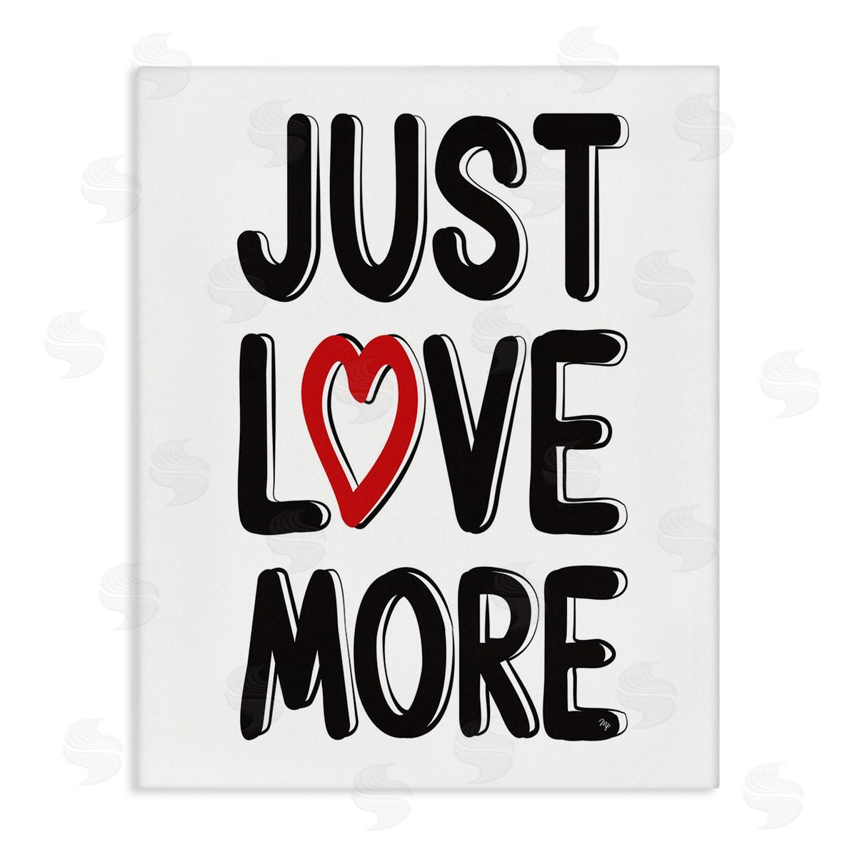 Martina Pavlova Just Love More Canvas Wall Art Print