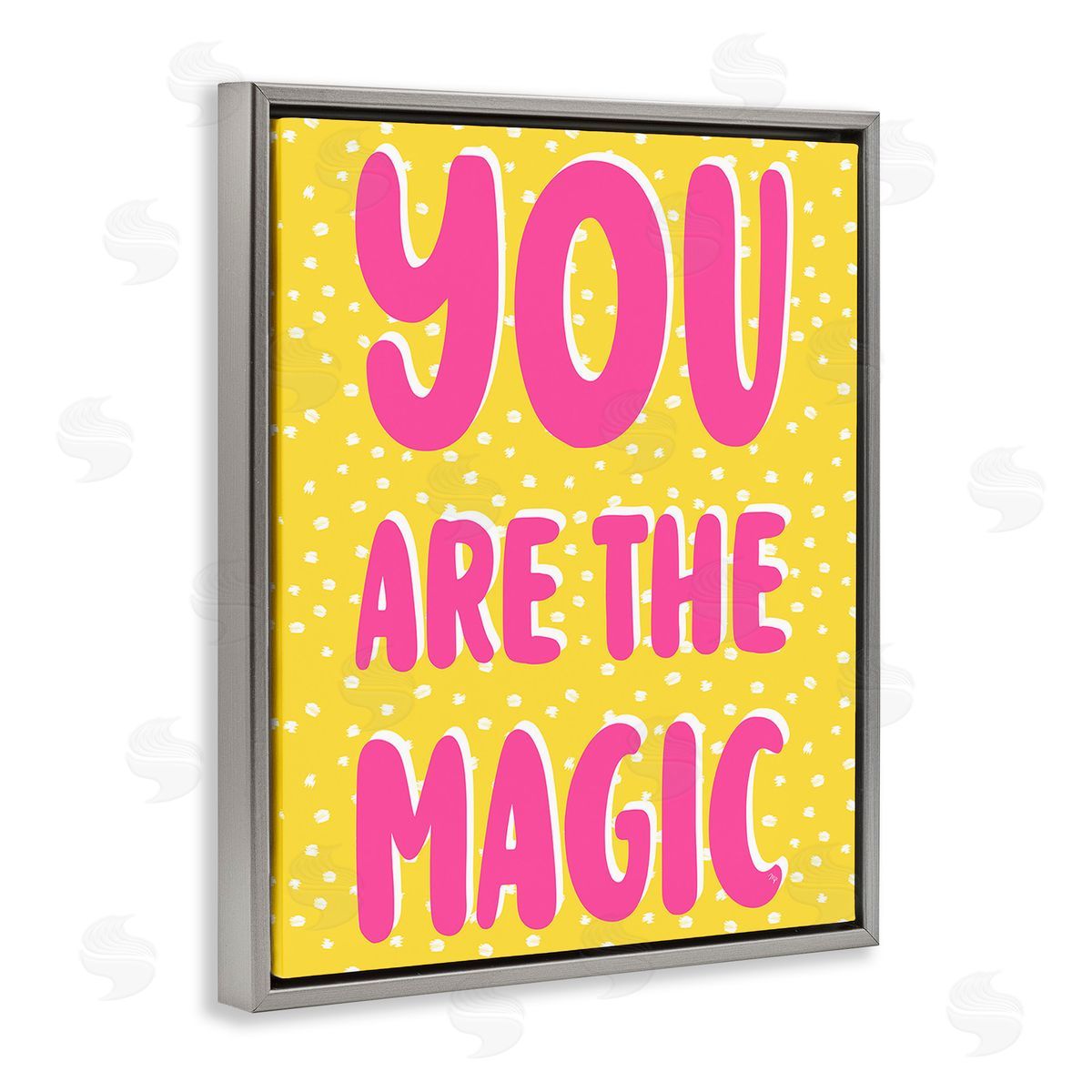 Martina Pavlova You Are The Magic Gray Floating Frame Canvas Wall Art Print