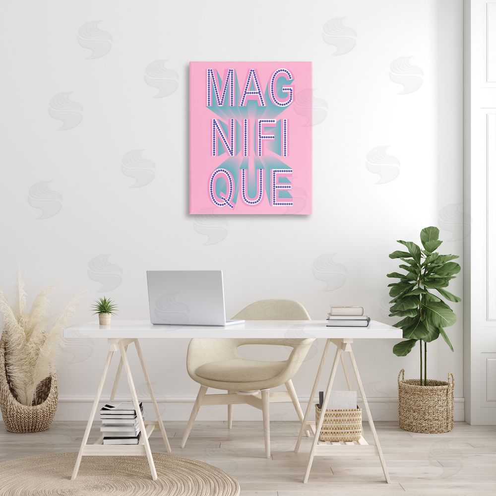 Martina Pavlova French Abstract Magnifique Canvas Wall Art Print in Room