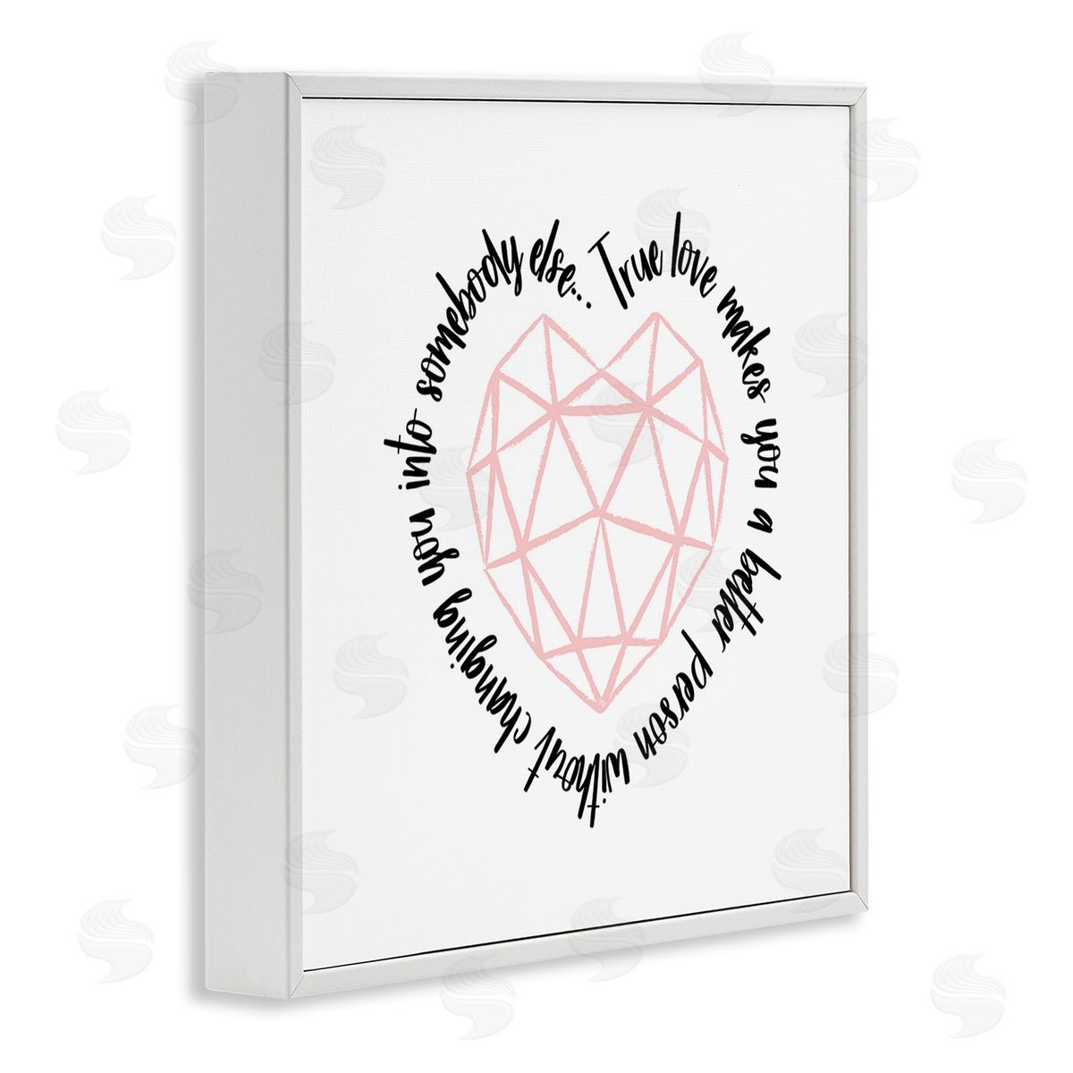 Martina Pavlova True Love Inspirational White Framed Giclee Wall Art Print