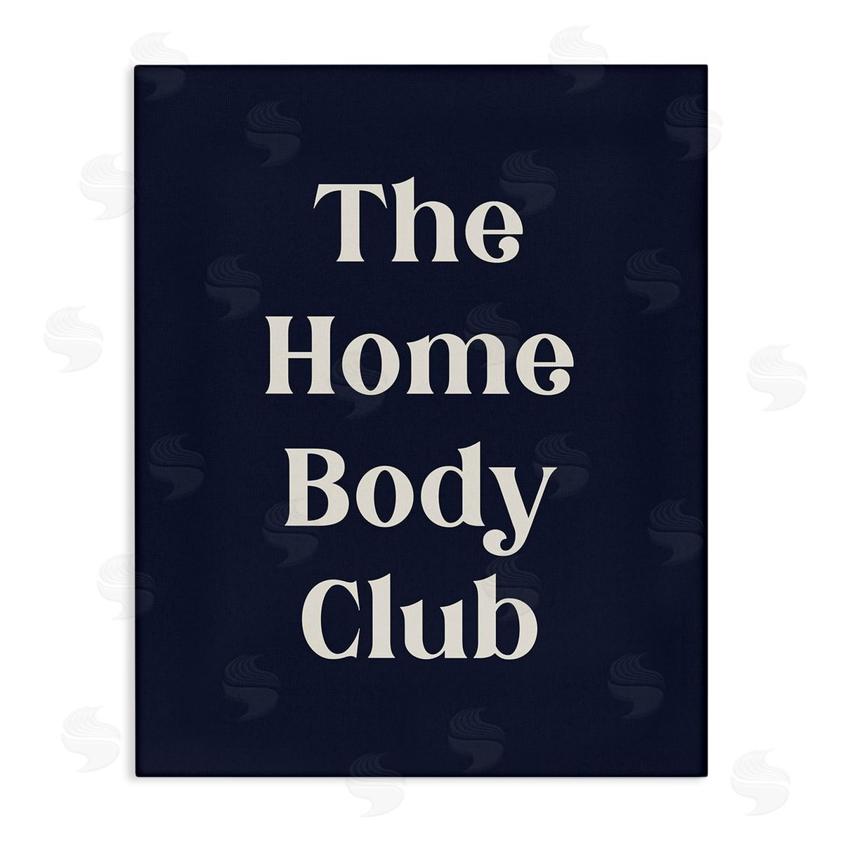 Stupell Studio Minimal Homebody Club Canvas Wall Art Print
