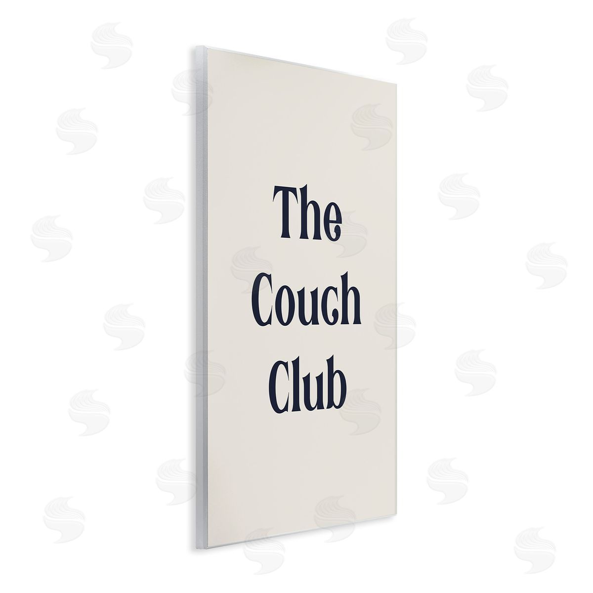 Stupell Studio Minimal Couch Club Wooden Wall Plaque Art Print