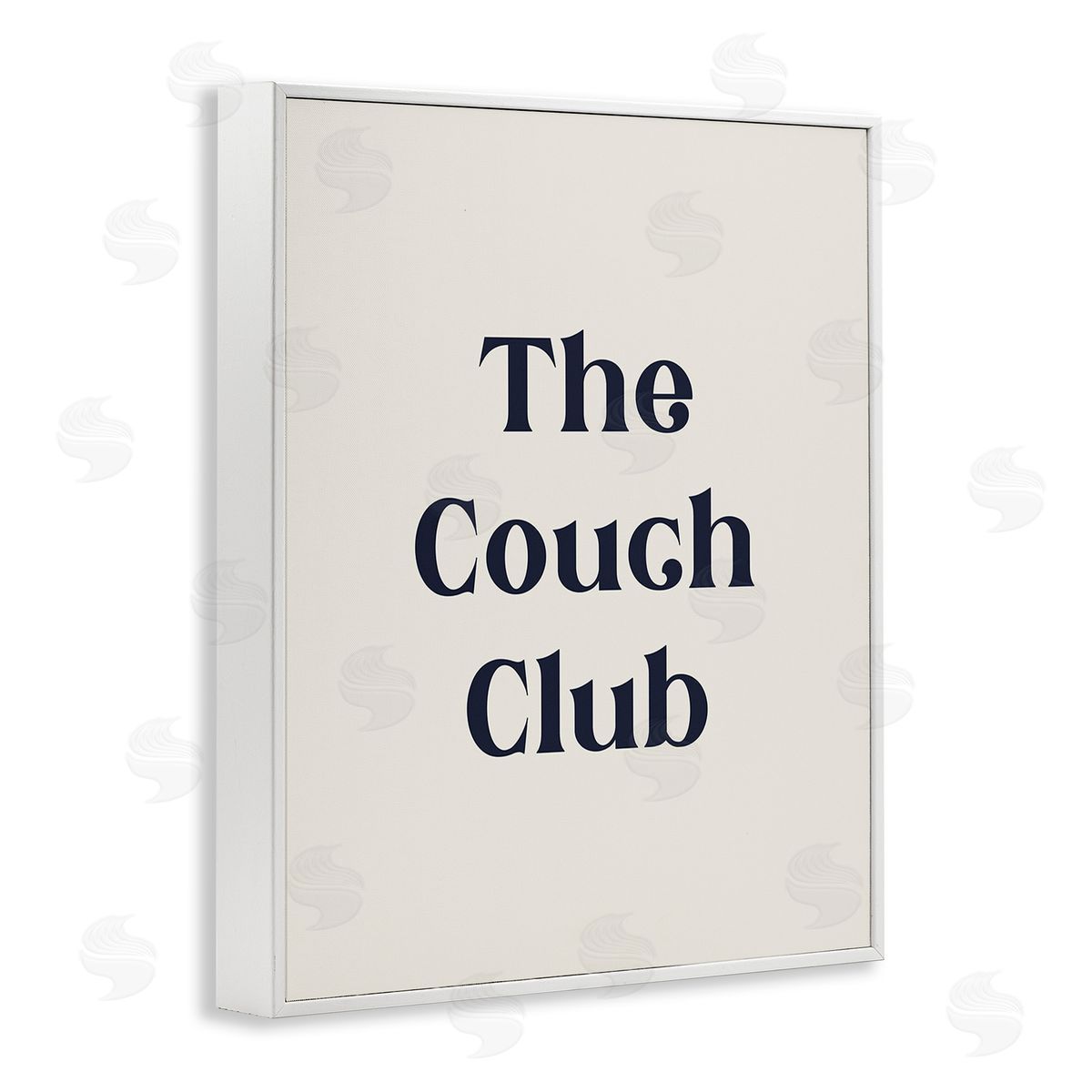Stupell Studio Minimal Couch Club White Framed Giclee Wall Art Print