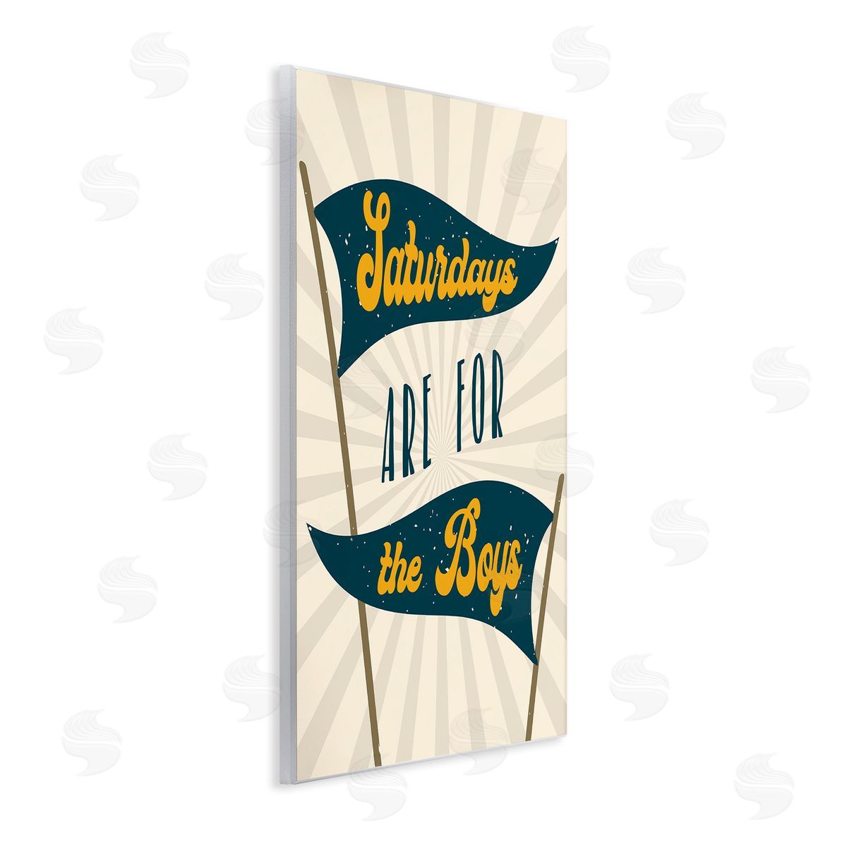Stupell Studio Saturdays For Boys Wooden Wall Plaque Art Print