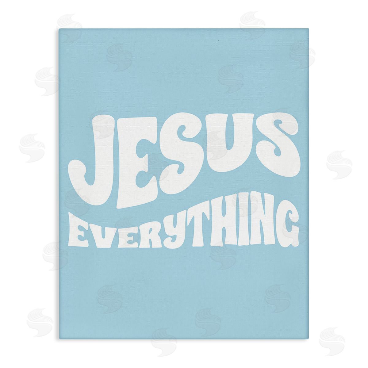 Stupell Studio Jesus Everything Phrase Canvas Wall Art Print