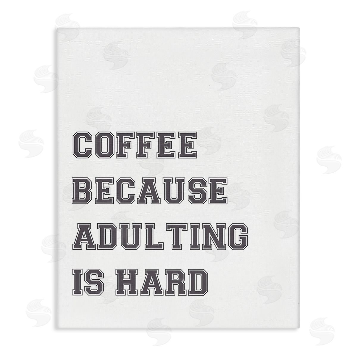 Stupell Studio Funny Adulting Is Hard Canvas Wall Art Print
