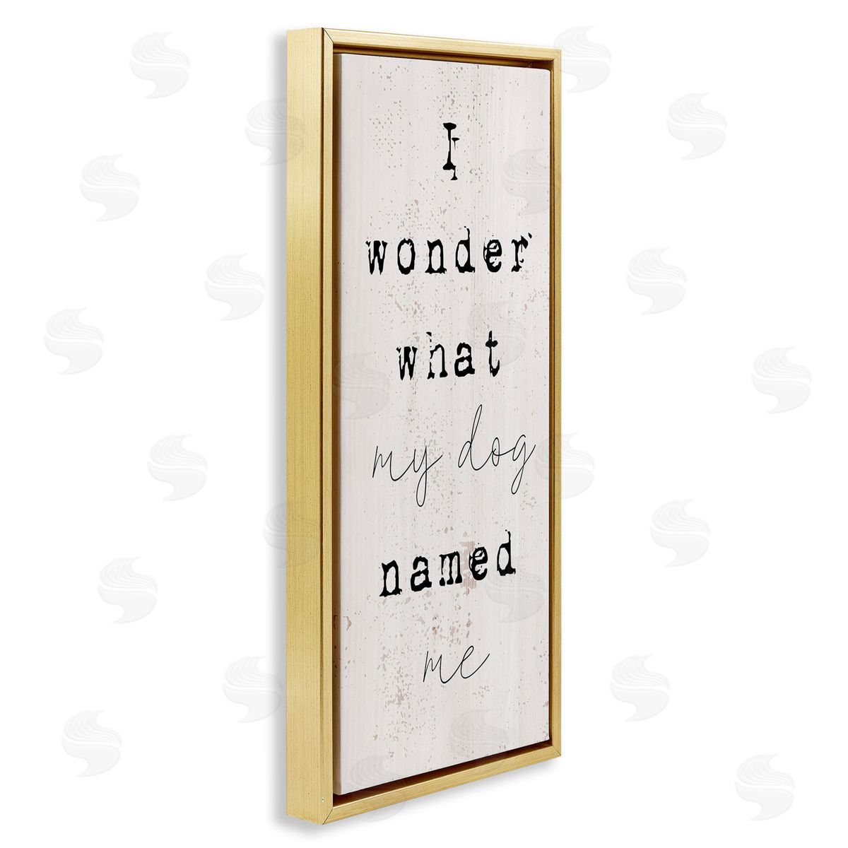 Stupell Studio Funny Pet Dog Phrase