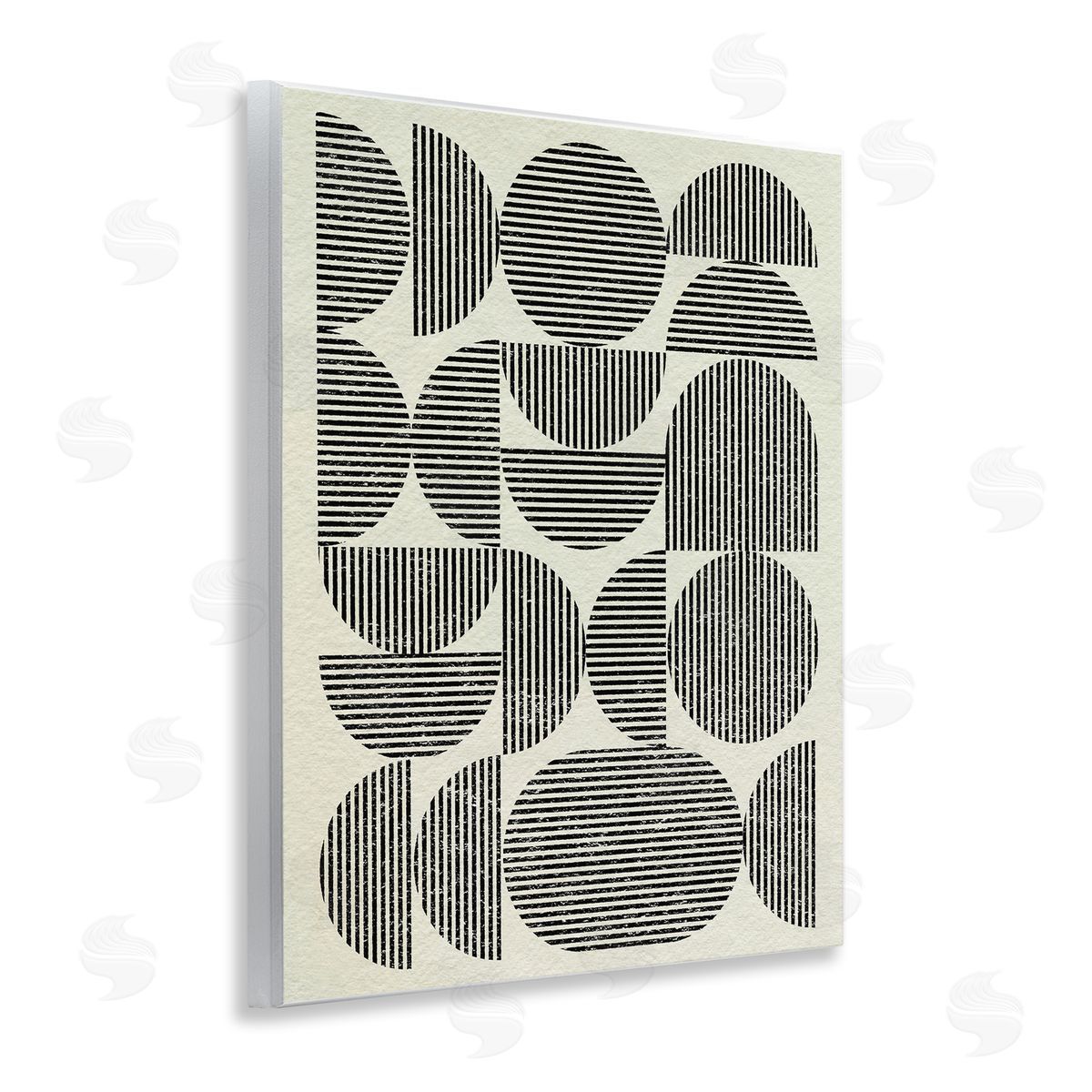 Modern Arch Shapes Wood Plaque Wall Art, Home Decor by Victoria Barnes