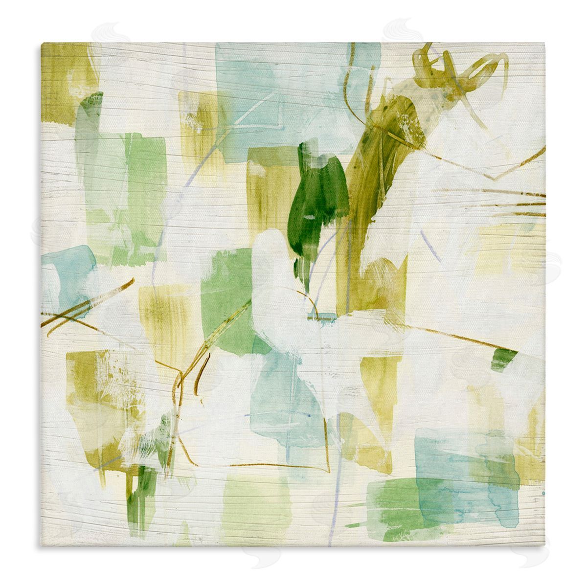 Chaotic Abstract Expression Canvas Wall Art, Home Decor by June Erica Vess