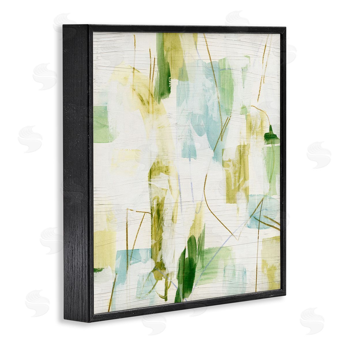 Expressive Muted Abstraction Black Frame Print Wall Art, Home Decor by June Erica Vess