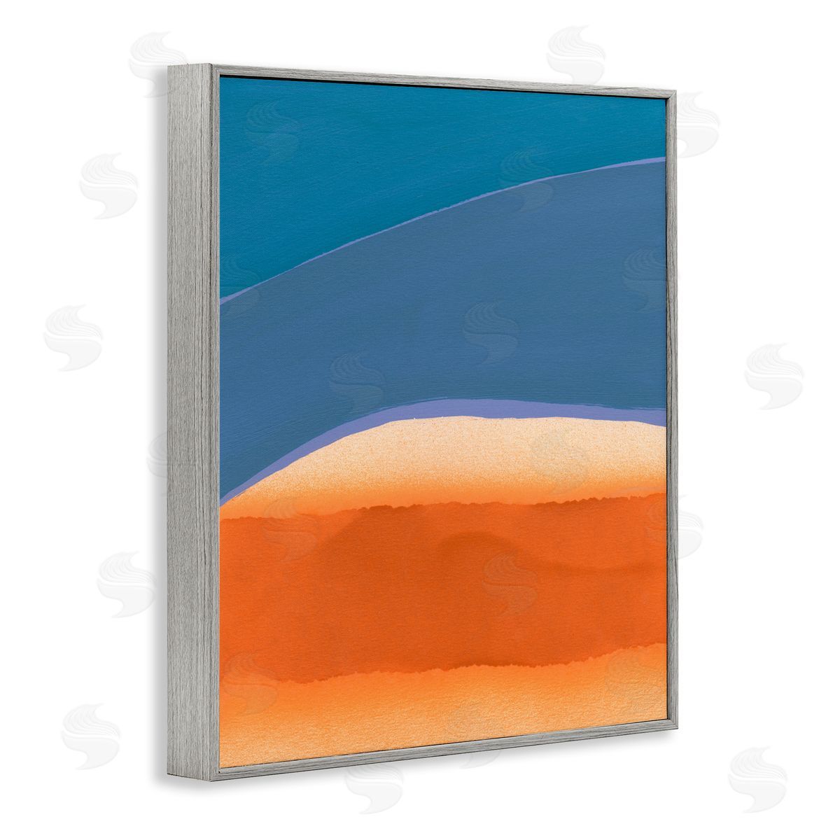 Modern Desert Sunrise Grey Frame Print Wall Art, Home Decor by Jodi Fuchs